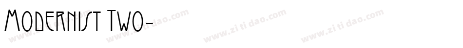 Modernist Two字体转换